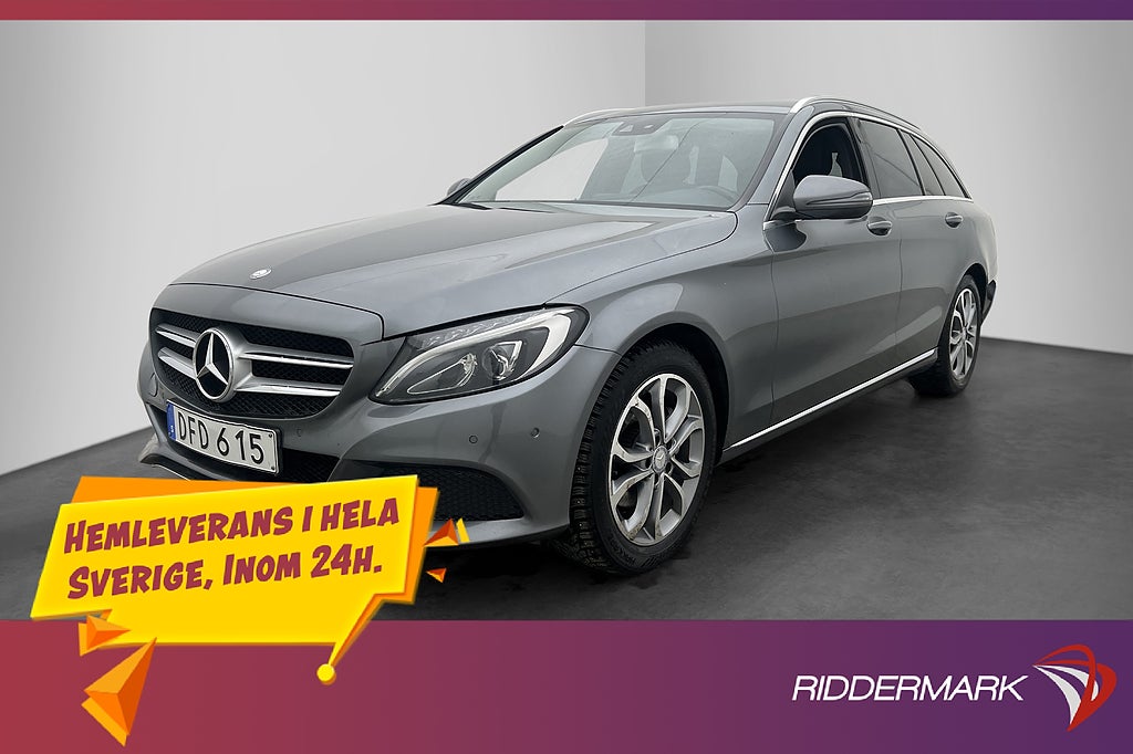Mercedes-Benz C 220 T d Avantgarde Drag Halvskinn Bluetooth