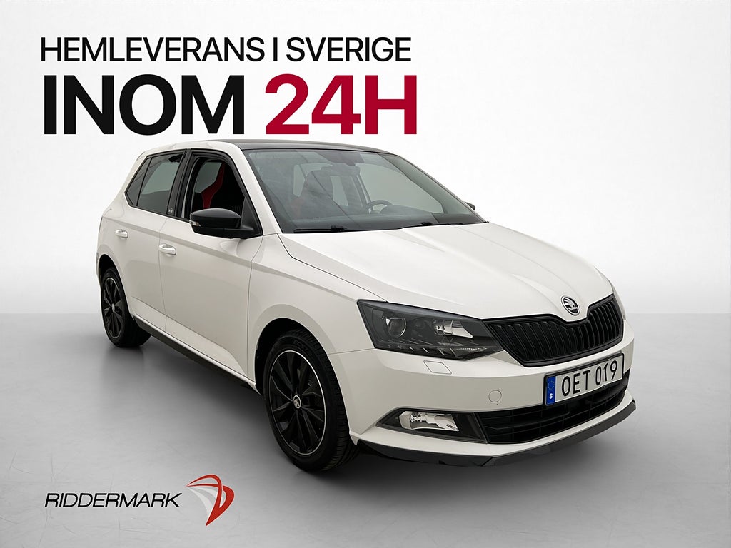 Skoda Fabia 110hk Monte Carlo Pano CarPlay P-Sensorer