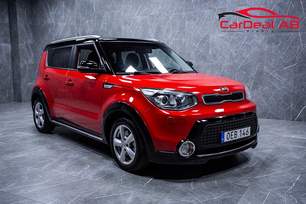 Kia Soul 1.6 CRDi 136hk GLS Rattvärme Automat Tonade rutor