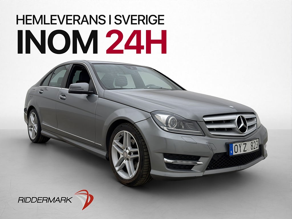 Mercedes-Benz C 220d 170hk 7G-Tronic AMG Halvskinn