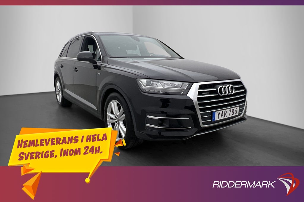 Audi Q7 3.0 TDI S-Line Luftfjädring 7-Sits Cockpit Panorama