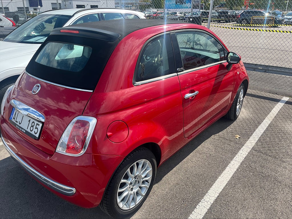 Fiat 500C 1.2 8V Manual, 5-trins, 69ps, 2014