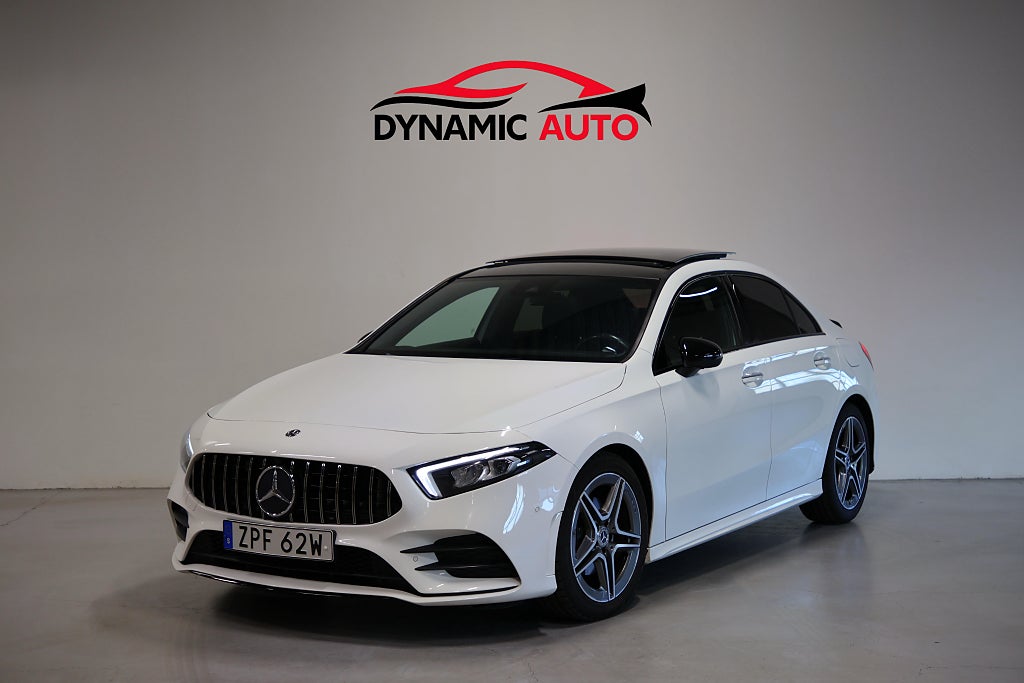 Mercedes-Benz A 180 d Sedan/AMG/Panorama/Belysning/GTR/Kamera/GPS