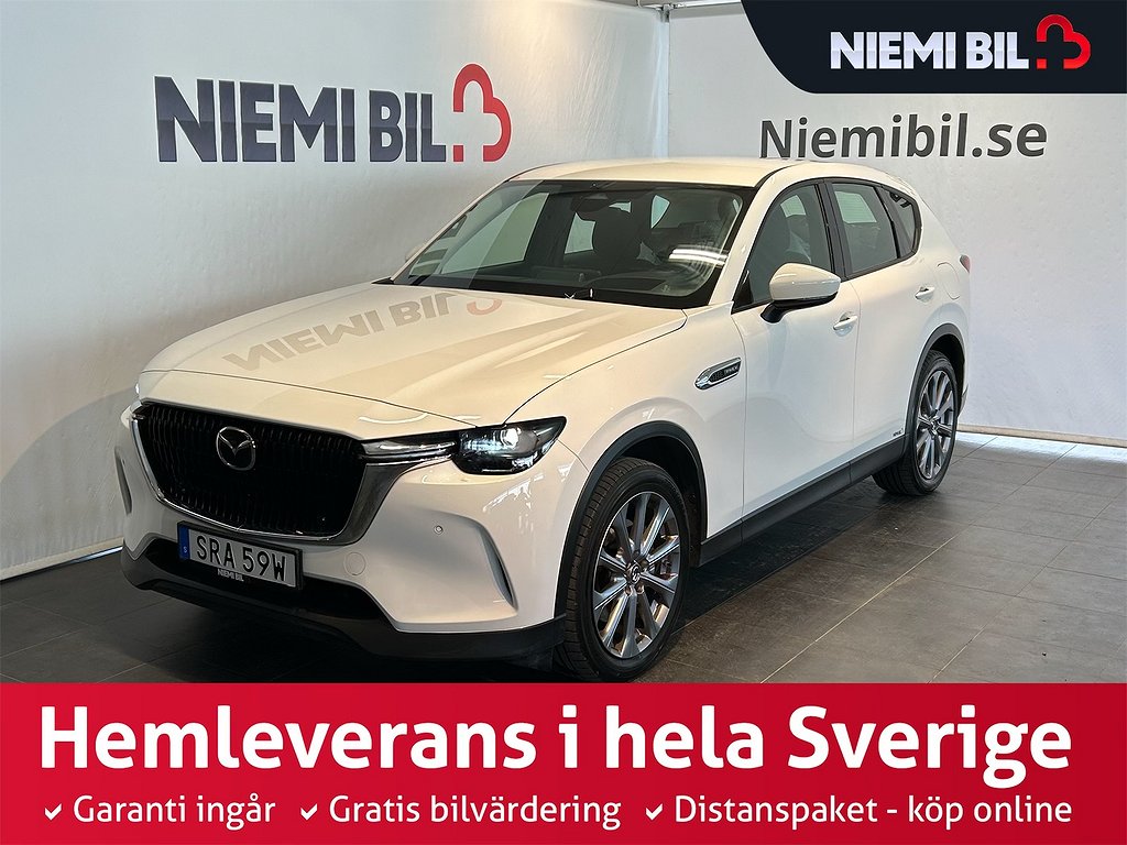Mazda CX-60 PHEV AWD 327hk Kamera/HuD/Rattvärm/Navo/SoV/MOMS