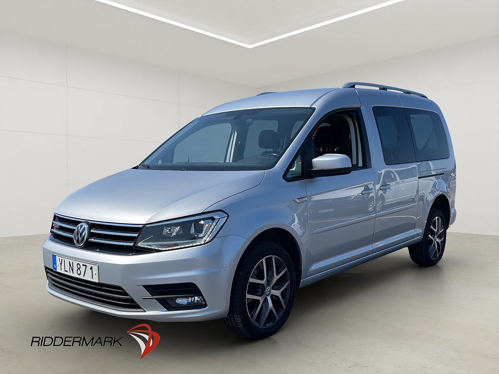 Volkswagen Caddy Maxi Life 4M 150hk Värm Drag B-Kamera 1-BRU