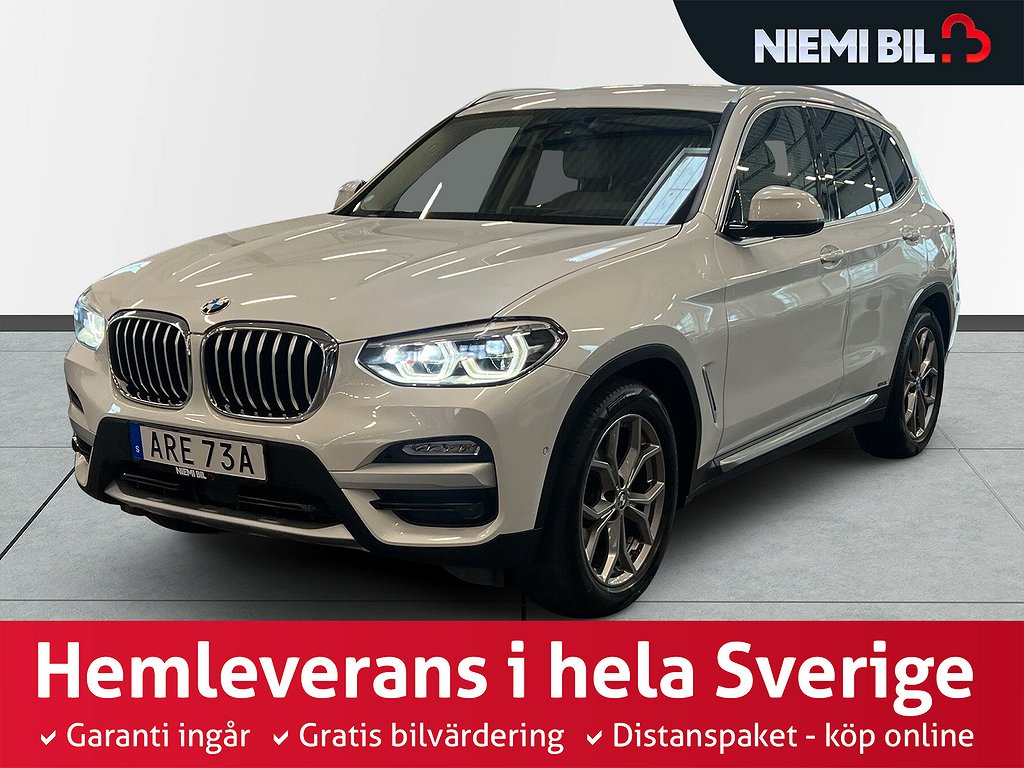 BMW X3 xDrive20d Steptronic S&V-hjul/HUD/Skinn/Drag/Dvärm