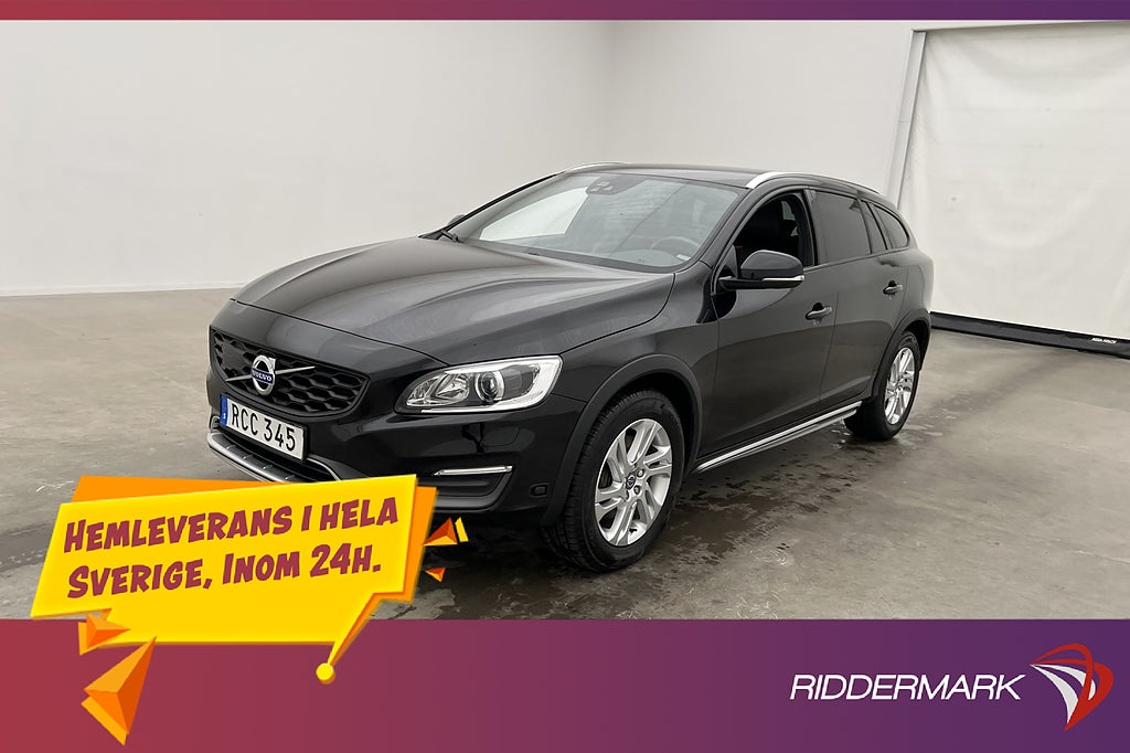 Volvo V60 Cross Country D4 AWD Summum VOC Värmare Skinn Drag
