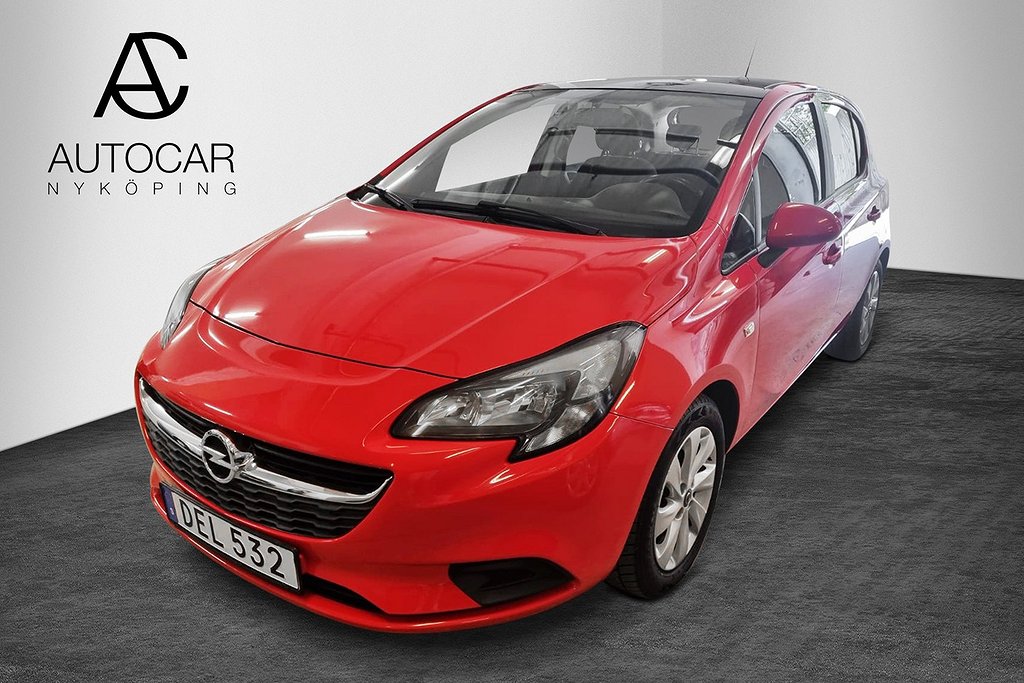 Opel Corsa 5-dörrar 1.4 AUTOMAT !,Nyservad, Panoramaglastak 