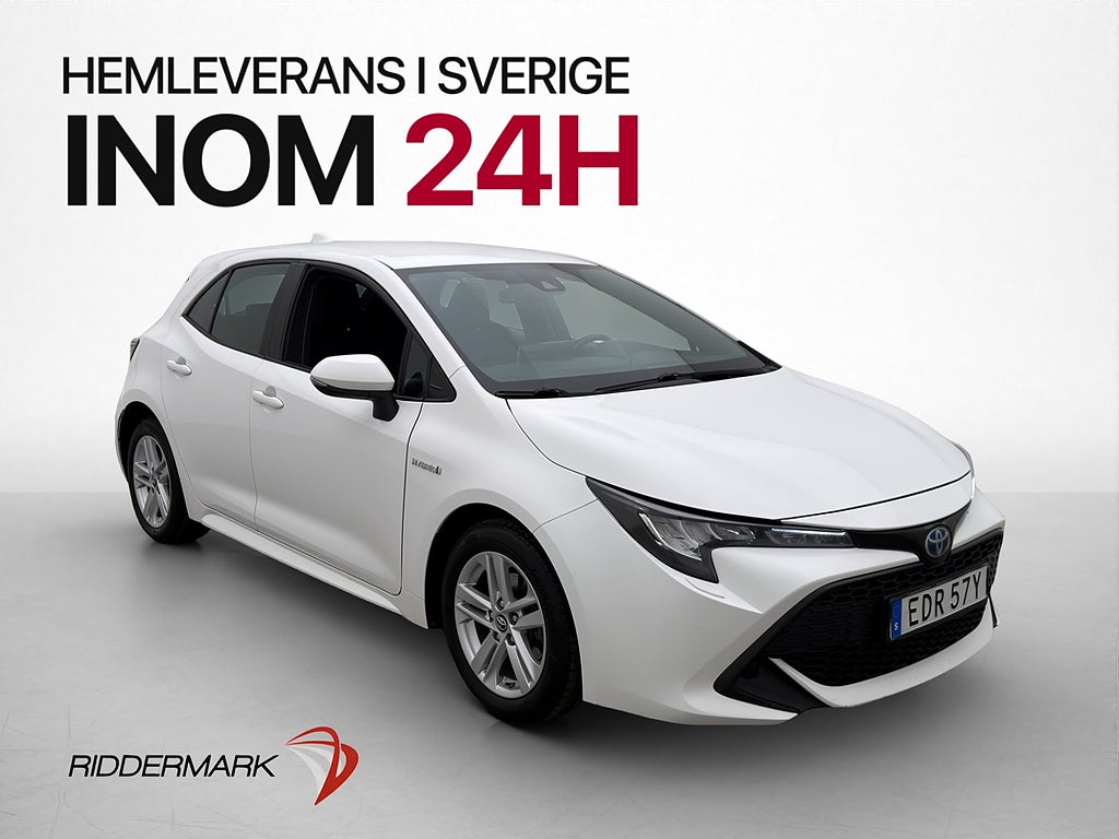 Toyota Corolla 122hk Hybrid Kamera Drag CarPlay 360kr Skatt