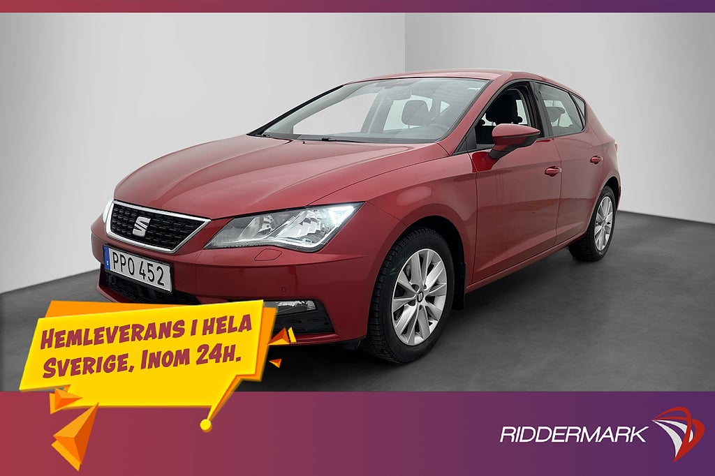 Seat Leon 1.2 TSI 110hk Style M&K-Värmare P-Sensorer BT