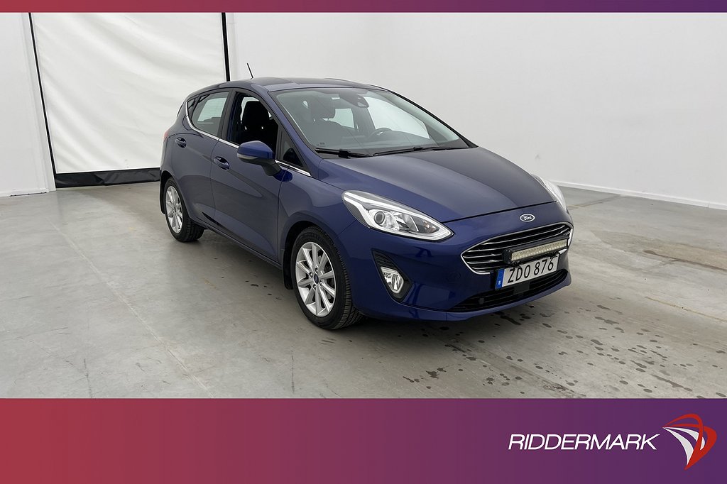 Ford Fiesta 1.0 EcoBoost 100hk Titanium GPS CarPlay Sensorer