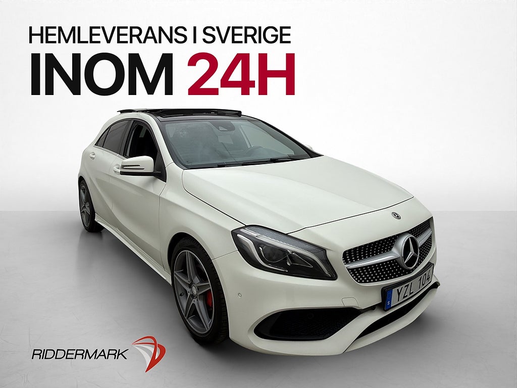Mercedes-Benz A200 d 136hk AMG Pano Kamera P-Sensorer LED