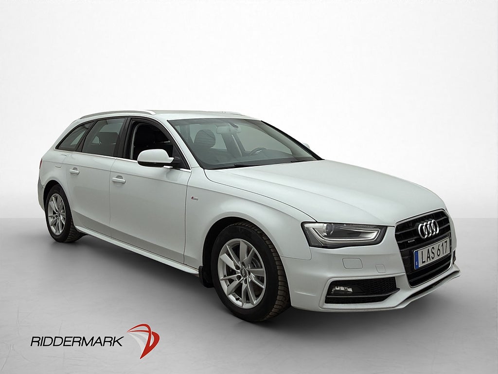 Audi A4 2.0 TDI Quattro 150hk S-Line Värmare Drag Sensorer