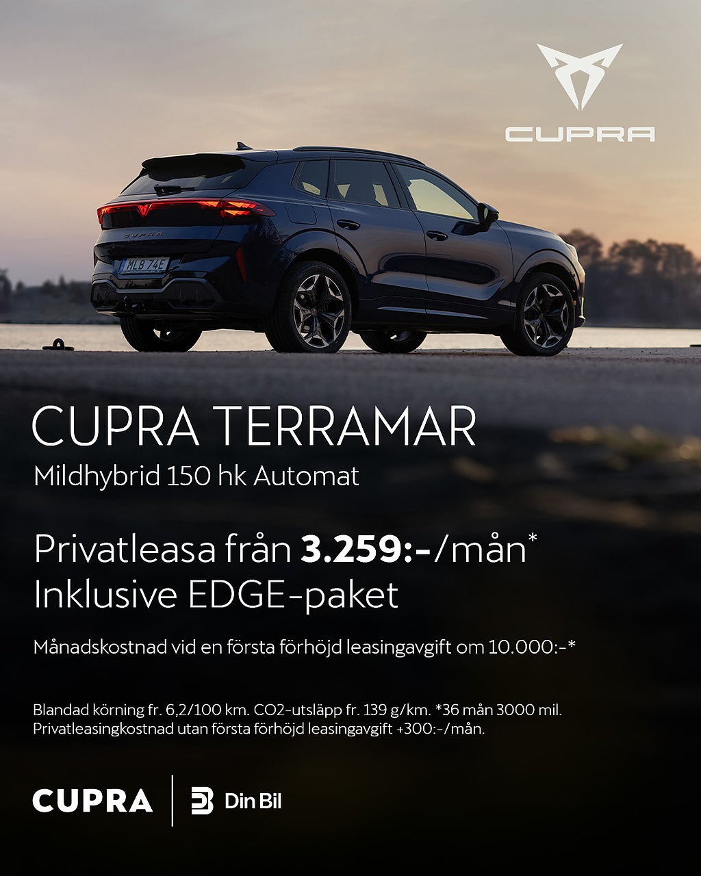 Cupra Terramar 1.5 eTSI 150hk DSG7 Din Bil Edt / ERBJUDANDE