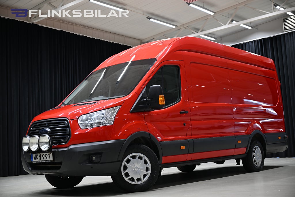 Ford transit 350 2.0 TDCi AWD 130HK L4 XXL-Skåp|Inredd|Drag|Värmare