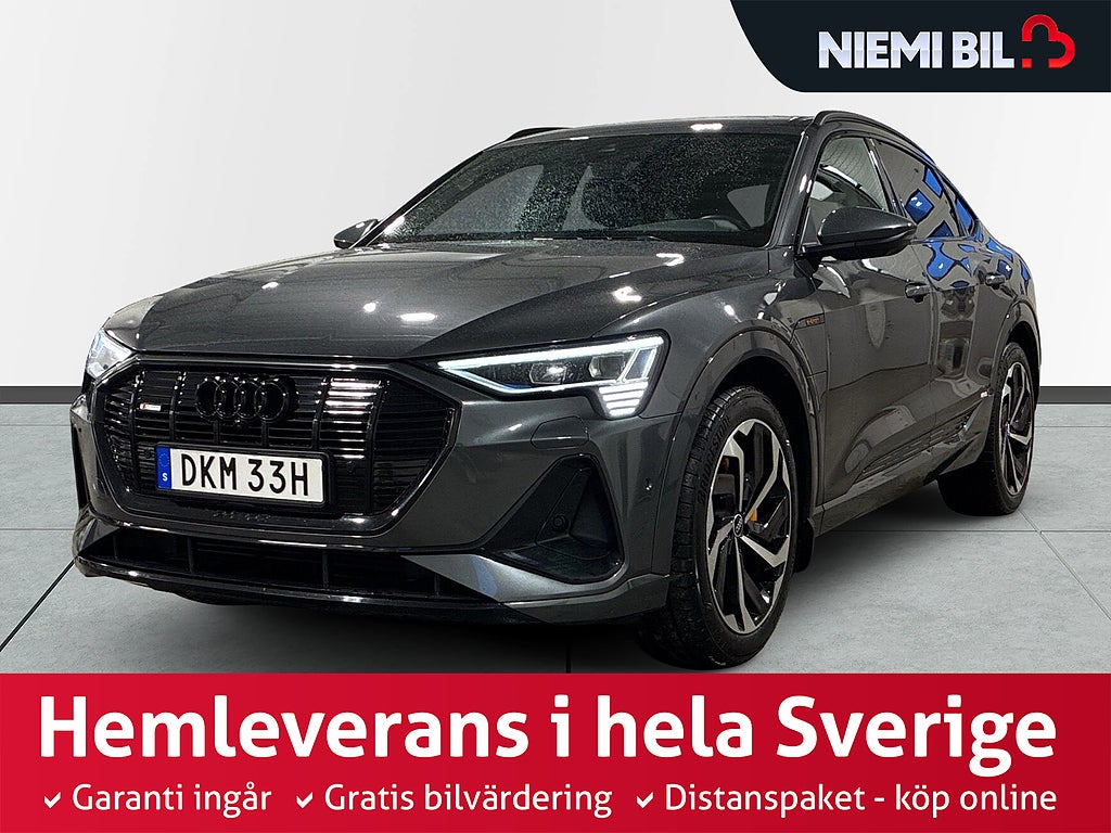 Audi E-Tron Sportback 55 Quattro S Line AWD Drag 360 B&O Pano S&V