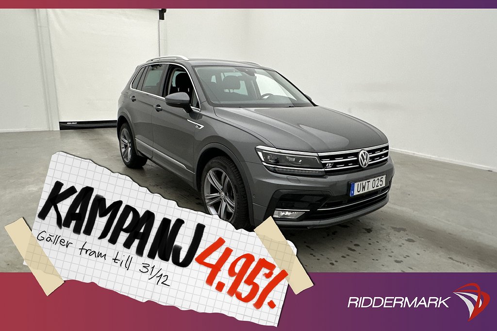 Volkswagen Tiguan 2.0 TDI 4M R-Line Värm Kamera 4,95% Ränta