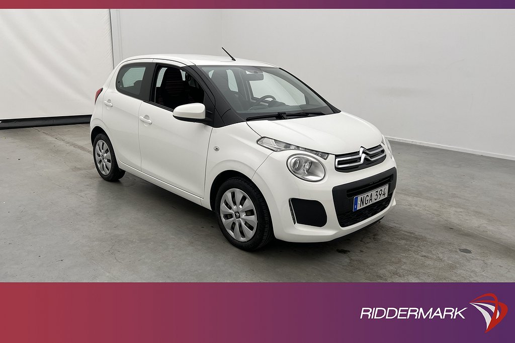 Citroën C1 1.2 VTi 82hk Farthållare Låg Skatt 0,43l/Mil