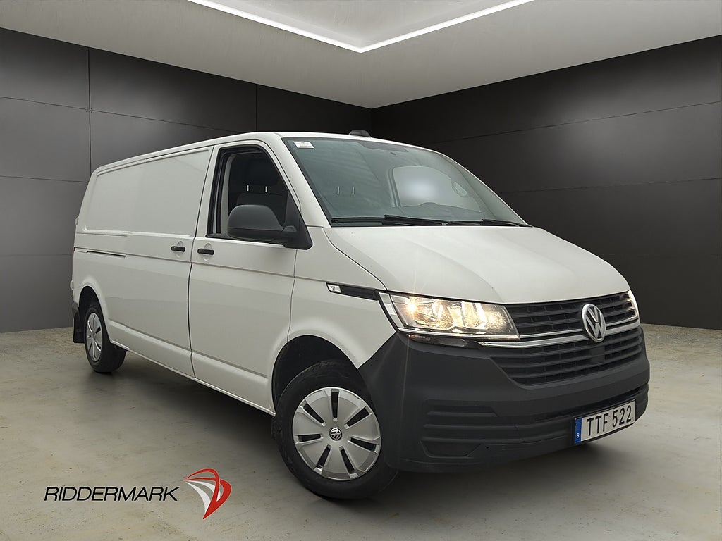 Volkswagen Transporter L2 Värmare Drag B-Kamera CARPLAY Moms