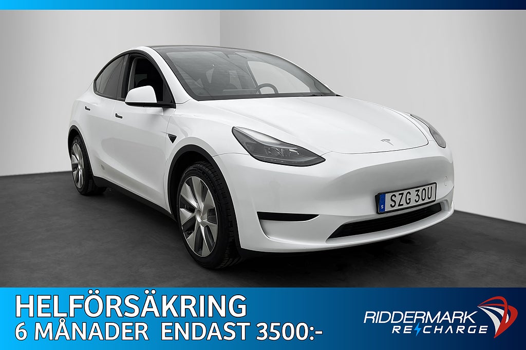 Tesla Model Y Standard Range 299hk Pano Dragkrok AP Sv.Såld