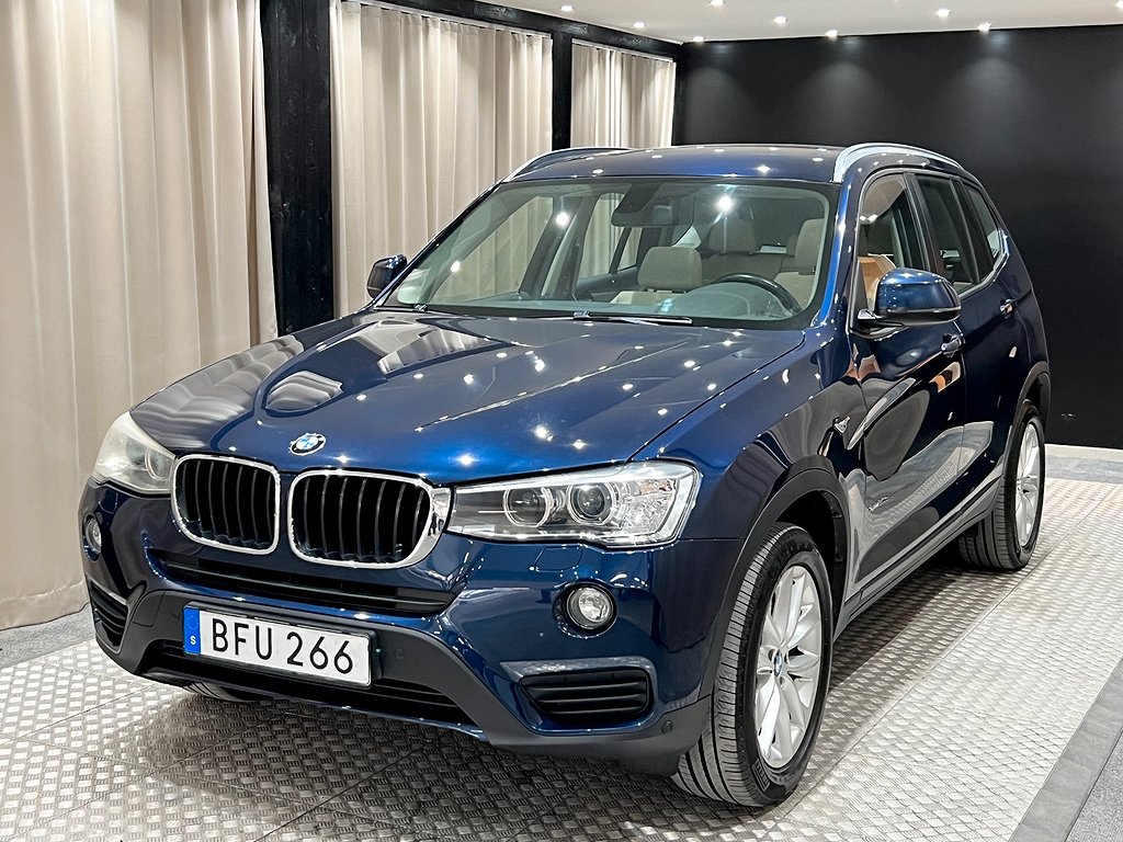 BMW X3 xDrive20d Steptronic Skinn Panorama Fullservad