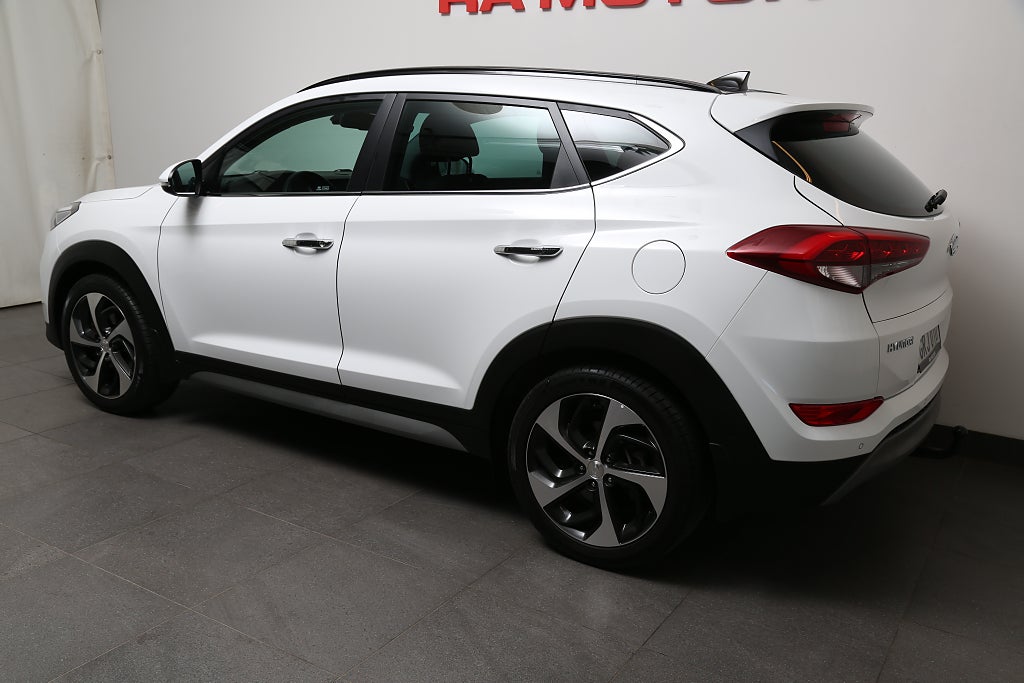 Hyundai Tucson 1,6 T-GDI Premium AWD Aut Pano Skinn 1ägare Motorv Drag 2018