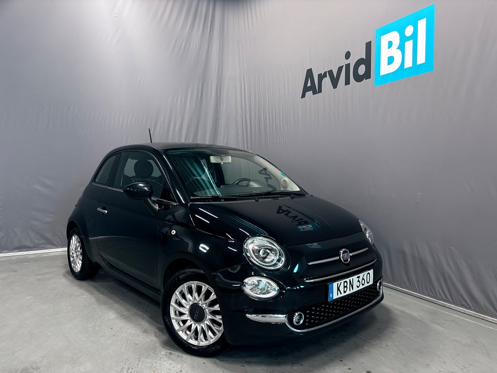 Fiat 500 1.2 8V Dualogic Lounge, NYSERV PANO BT PDC STOLSVÄRM