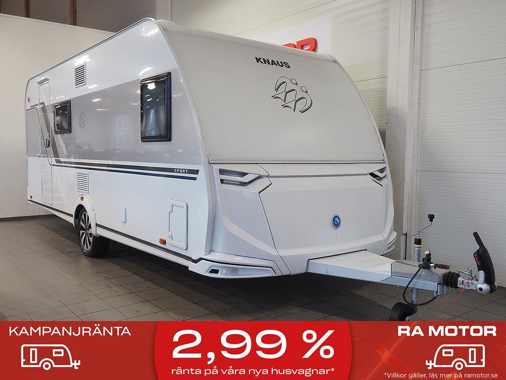 Knaus Sport 540 FDK Design-Paket I Golvvärme I 2,99% Ränta