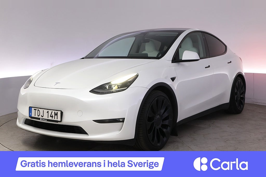 Tesla Model Y Performance Autopilot Panorama Drag