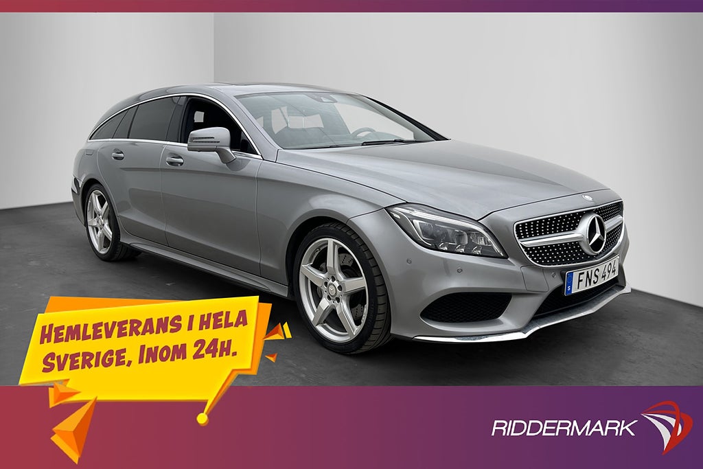 Mercedes-Benz CLS 350 4M SB AMG Taklucka Luftfjädring 360°
