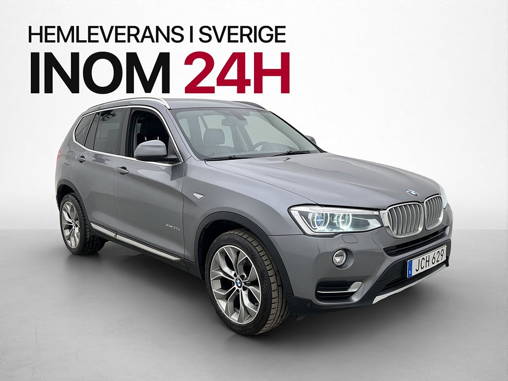 BMW X3 xDrive20d xLine Värmare H/K Skinn Drag Navi Sensorer
