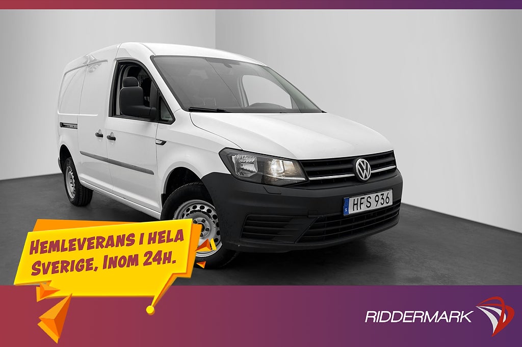 Volkswagen Caddy Maxi 2.0 TDI Dragkrok Värmare PDC MOMS