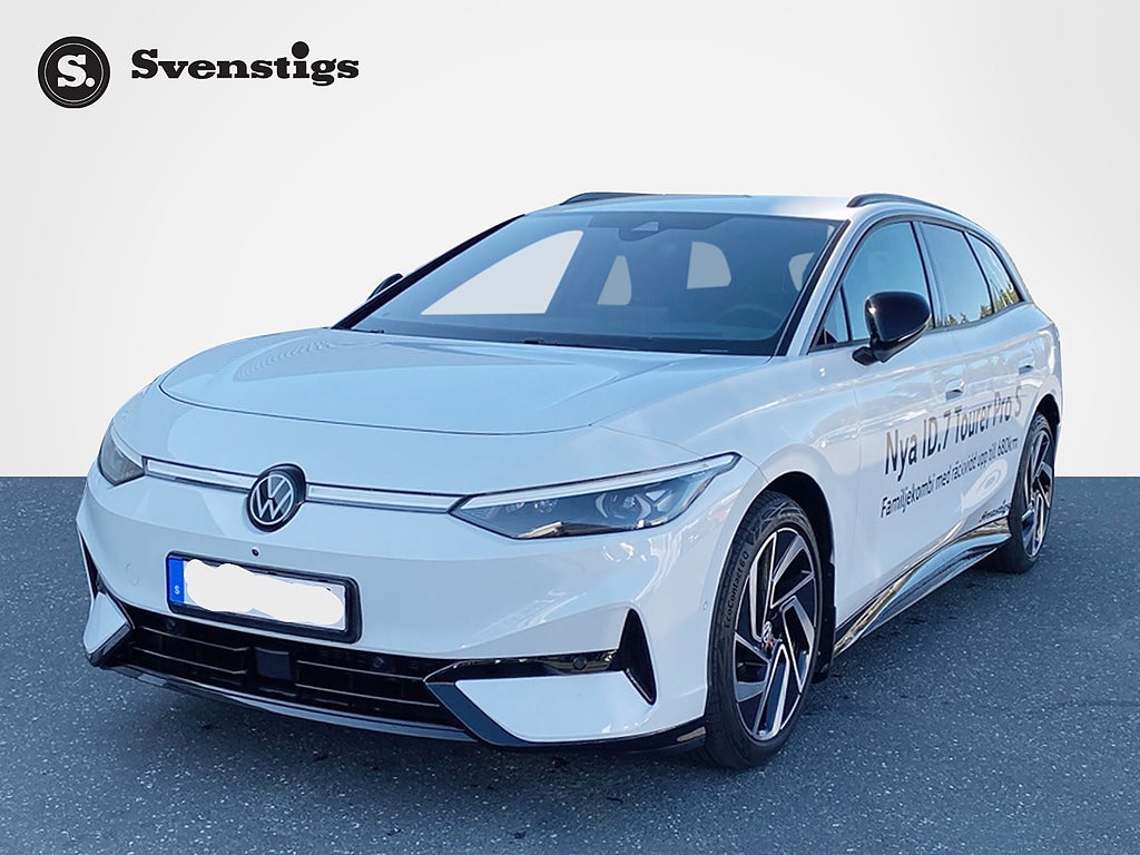 Volkswagen ID.7 Pro S SWE Edition 86 kWh med dragkrok företags leasing