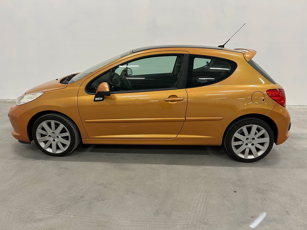 Peugeot 207 3-dörrar 1.6 GT Bensin  Euro 4 panorama 