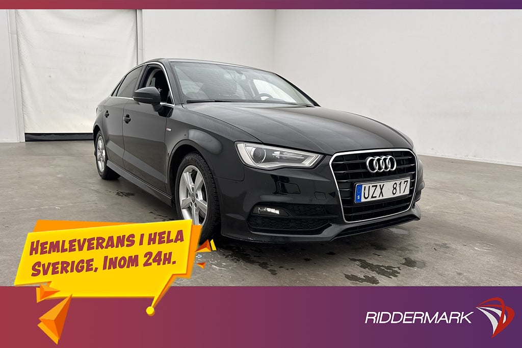 Audi A3 2.0 TDI 150hk S-Line Farth Bluetooth 0.43l/Mil