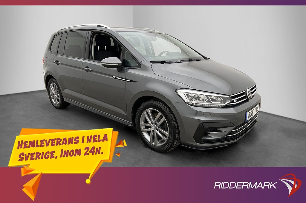 Volkswagen Touran 1.5 TSI R Line 7 Sits Värmare Kamera