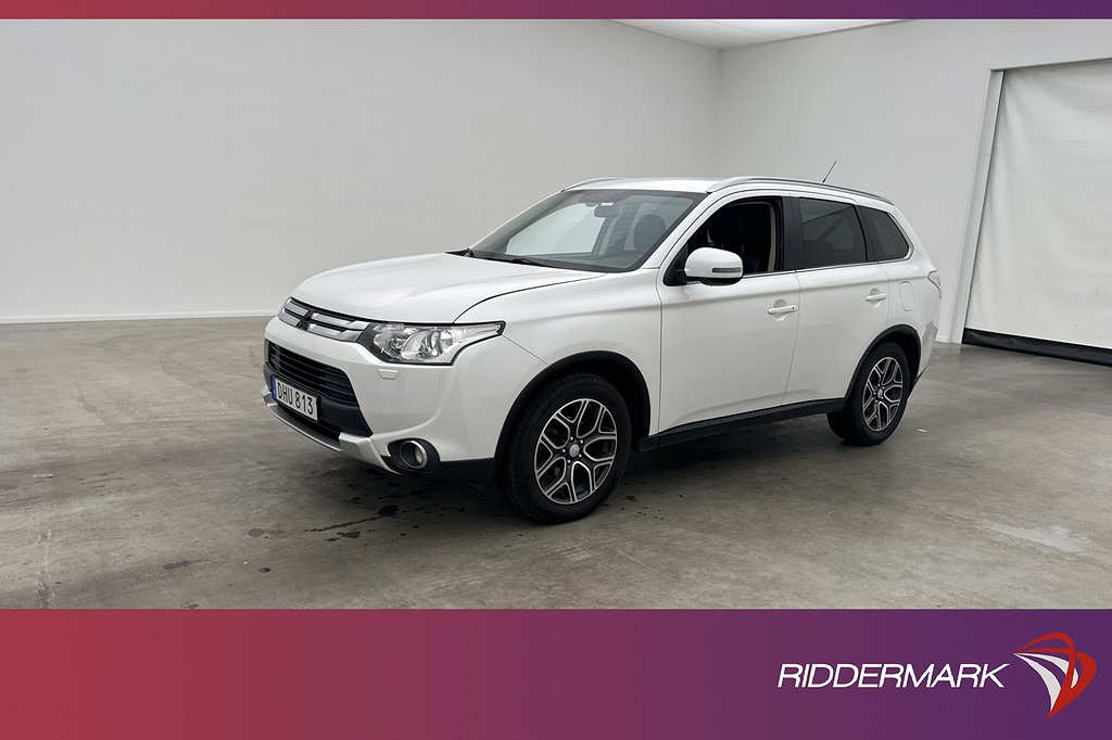 Mitsubishi Outlander 2.2 Di-D 4WD 150hk Värmare Kamera Drag