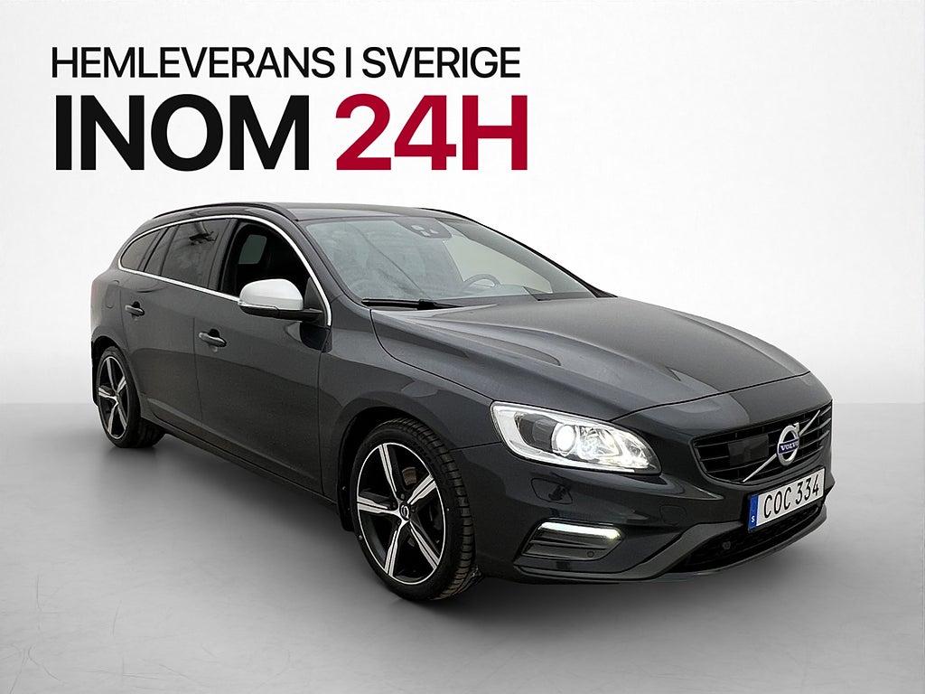 Volvo V60 D4 R-Design VOC Värmare P-Sensorer Navi BLIS Drag