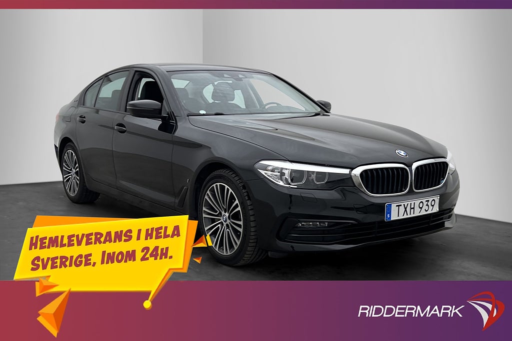 BMW 530e Sedan 252hk Sport line Cockpit Navi Halvskinn