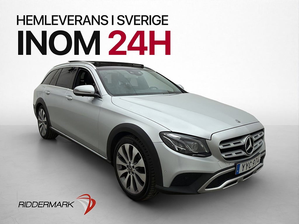 Mercedes-Benz E 220 d 4M 194hk Pano Burmester HUD 360° Drag