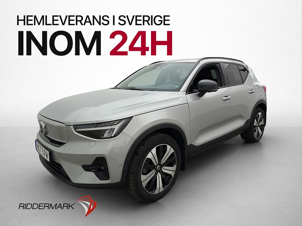 Volvo XC40 Recharge Ultimate Värmare Pano H/K Drag 360°