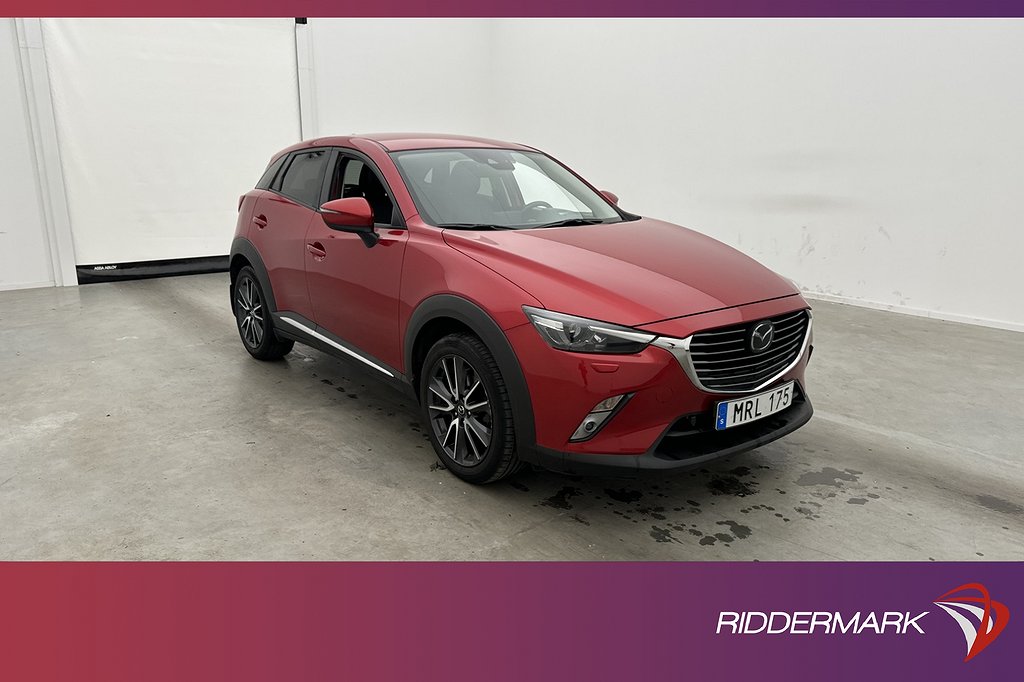 Mazda CX-3 AWD 150hk Optimum BOSE HUD Värm Kamera Navi Drag