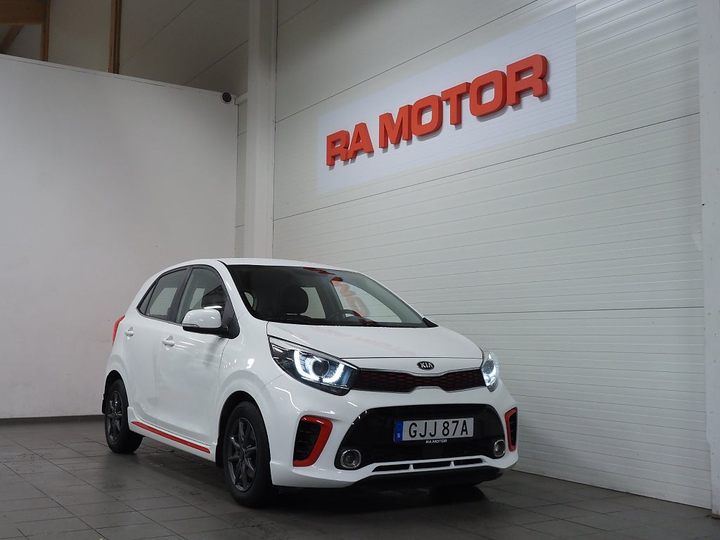 Kia Picanto 1.0 T-GDI 100hk GT-Line Kamera Skinn Rattvärme 2019