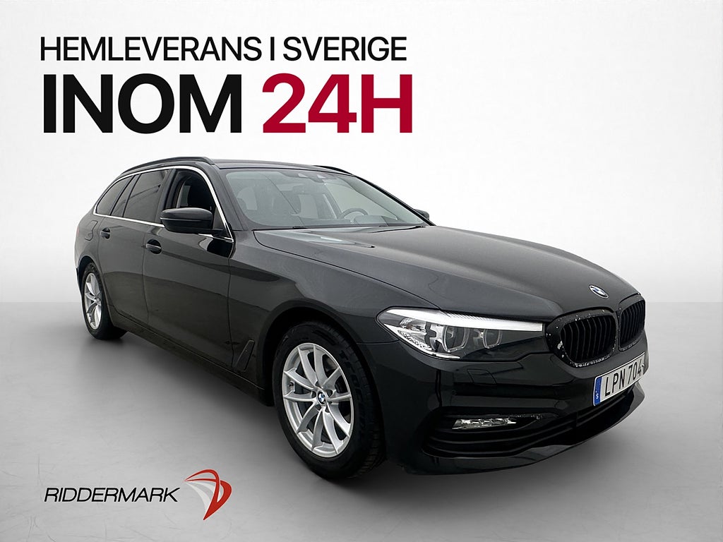BMW 520d 190hk Touring HiFi Kamera Navi  Elstol 0.43l/mil