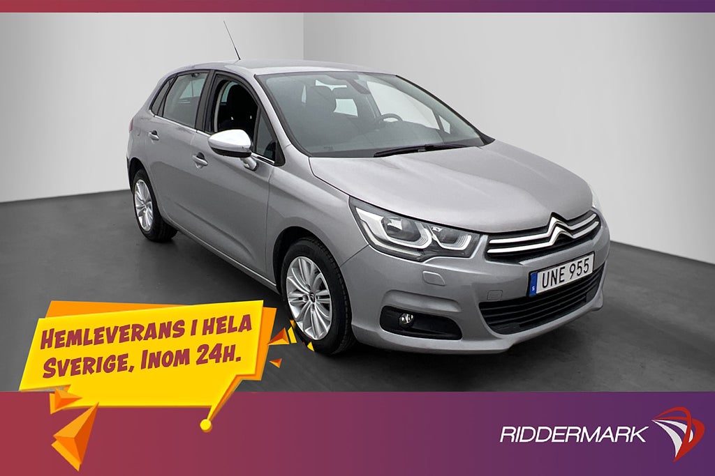 Citroën C4 1.2 e-THP 130hk Två-brukare CarPlay P-Sensorer