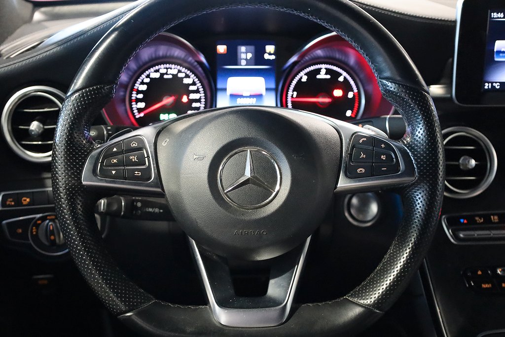 Mercedes-Benz GLC 220 d 4MATIC AMG Designo Drag Värmare 360° 2017