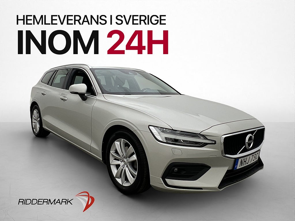 Volvo V60 B4 197hk Advanced Sensorer VOC Adaptiv-Farthållare