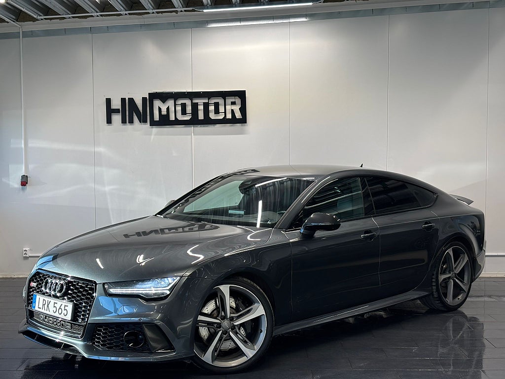 Audi RS7 SB 4.0 V8 Quattro |MATRIX|B&O|HuD|Luft|NightVis|SvSåld