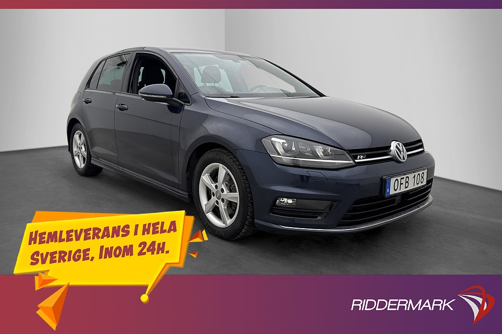 Volkswagen Golf 1.4 TSI GT Värm Kamera CarPlay Sensorer Drag