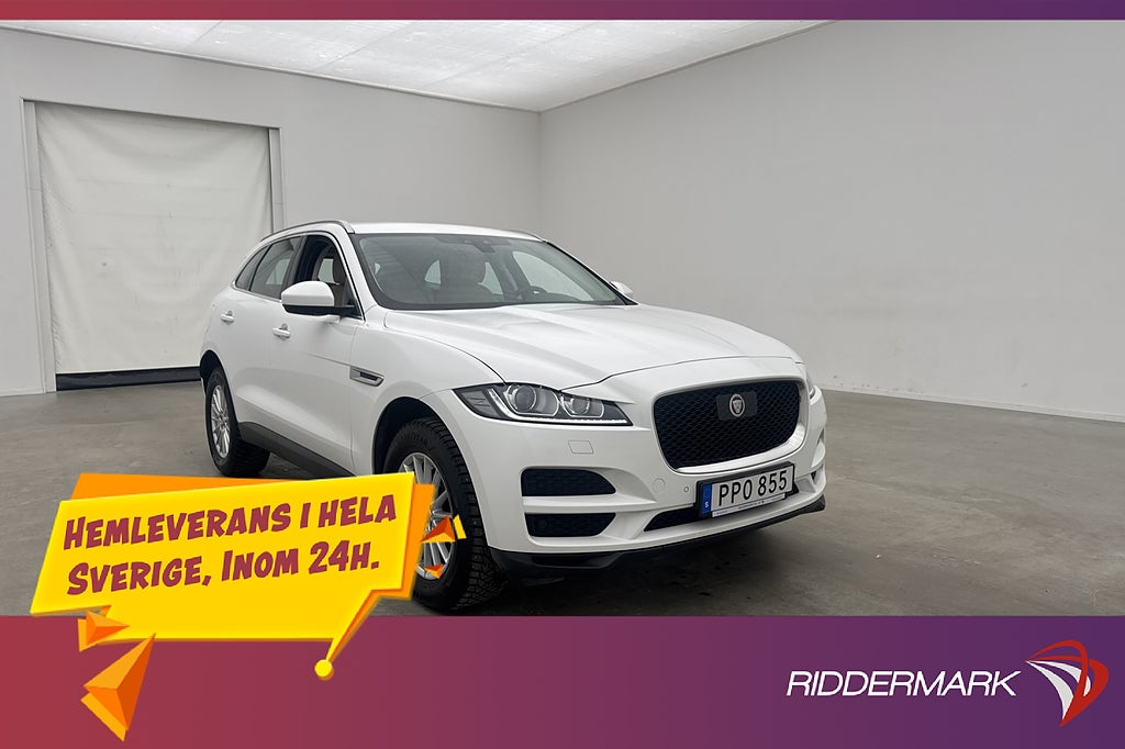 Jaguar F-Pace 20d AWD Navi Kamera Drag Skinn Carplay